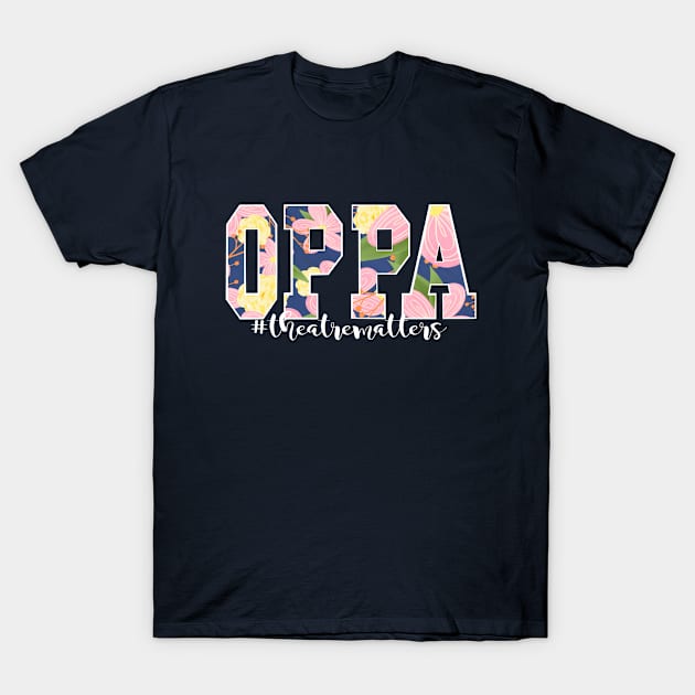 OPPA! Floral T-Shirt by On Pitch Performing Arts